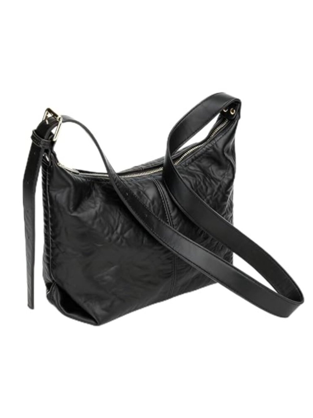 Vegan Leather Hobo Bag Women Retro Crossbody Purse Boho Shoulder Handbag